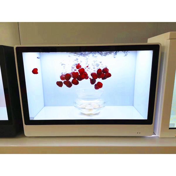 Quality 500 nits Brightness Transparent LCD Showcase , Transparent LCD Display Case for sale