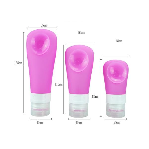 Small Refillable Shampoo Bottles , Personal Care Leak Proof Travel Containers