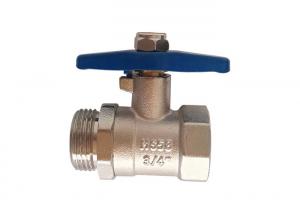 China Nickel Plated Brass Ball Valve 3/4 Male x Female Thread Connection for Water Wand wholesale