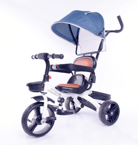 Trendy Baby Gift Kids Tricycle Bike Resists Rollover Quick Assembly