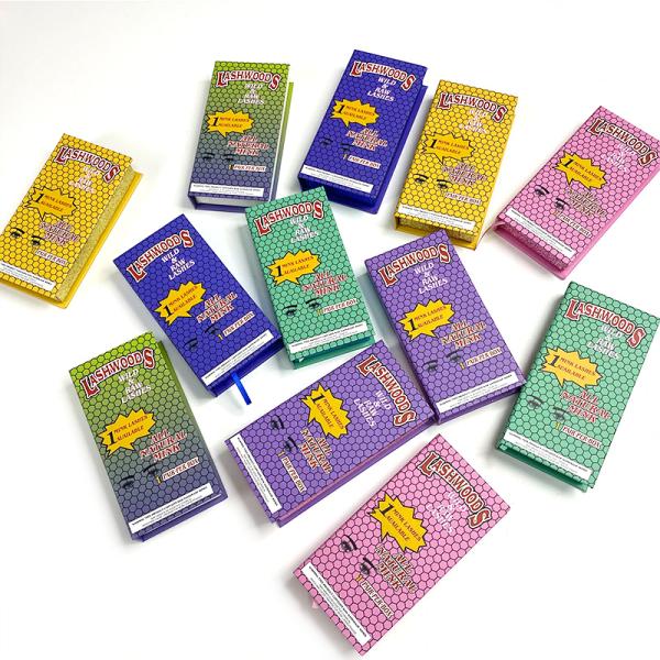 Rectangle Paper Lash Packaging Box With A Transparent Window