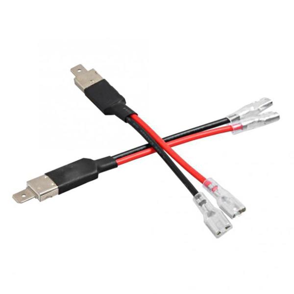 Single Wire H1 LED Bulb Connector 12v ABS Electric Wire Harness For LED Headlights