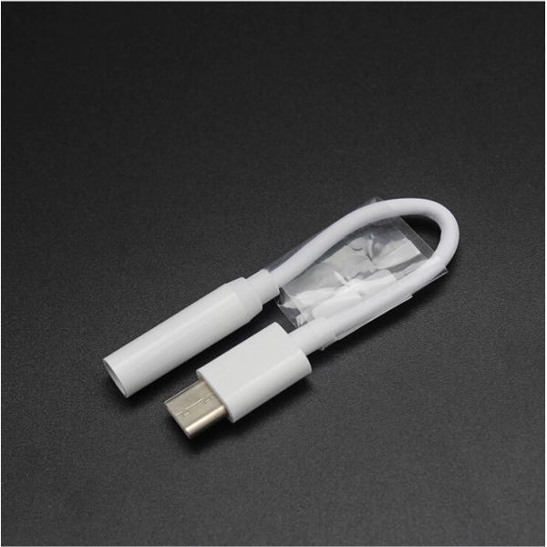 TPE usb converter type c to 3.5mmDC audio aux headphone cable male type c Adapter otg