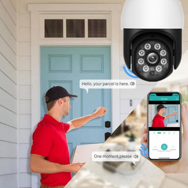 360 Degree E27 LED Lamp PTZ IP Camera Full Color 1080P WiFi Light Bulb Camera