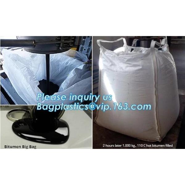 BITUMEN BIG BAGS, FOOD GRADE BIG BAGS, OIL BAG, BOTTOM SPOUT,INNER LINER BAG,FERTILIZER BAG, VENTILATED BREATHING BAG BI