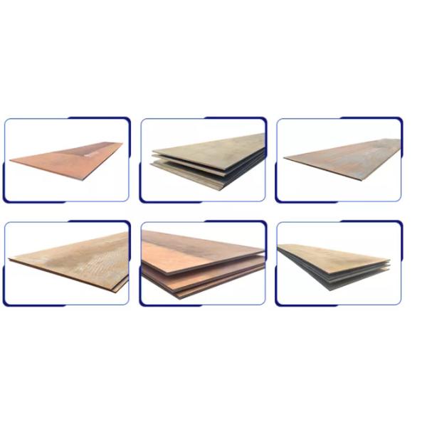 Black Coated Wear Resistant Steel Sheet 10mm 35mm Thick Hot Rolled Mild Steel Plate