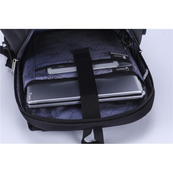 Multi Divided Structure Backpack With Computer Compartment Soft Material