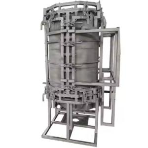 China OEM Rotation Moulding Silver Aluminum Rotary Molding Mold Customized wholesale