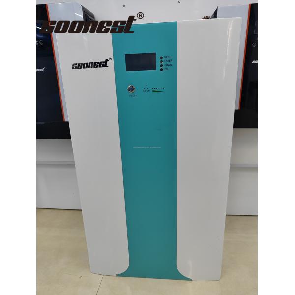 Wall-Mounted 100Ah Lithium Battery 100Ah 200Ah Lithium Ion Battery Solar System Hybrid Solar Inverter 10Kw With Lithium Battery