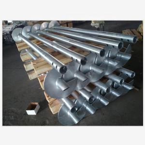 Construction Engineering Hot Dip Galvanized Round Pipe Helical Piles Q355