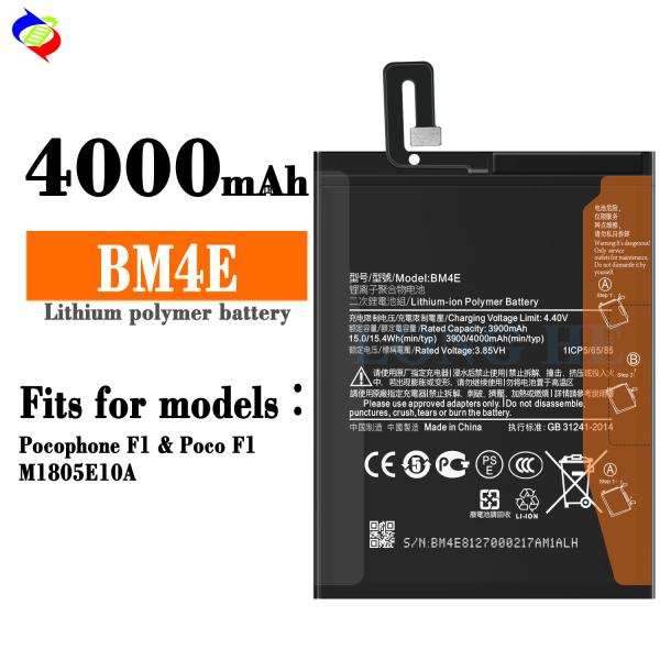 ODM/OEM Battery for Xiaomi Pocophone F1 Poco 4000mAh 3.85V Perfect Replacement