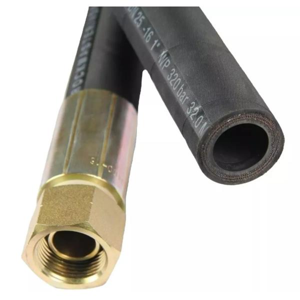 Textile Reinforcement Hydraulic Rubber Hose Oil Pipe Low Pressure Resistance SAE100 R6 EN854 R6