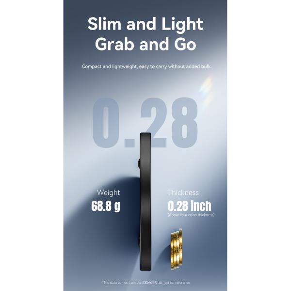 ESSAGER ES-WC15 Series 15W Charger for Android Magnetic Wireless Charger