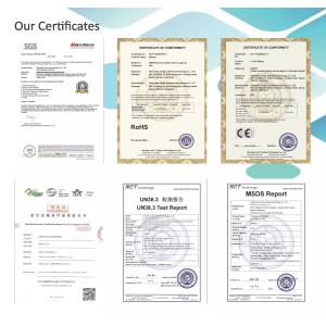 Shen Zhen Le Hao Electrical Co., Ltd Certifications