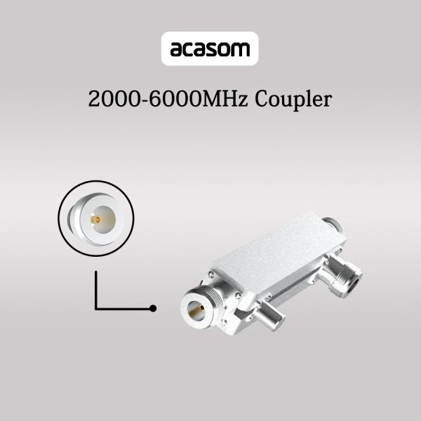 Versatile 600MHz-6000MHz Wideband Directional Coupler With N-Female Port
