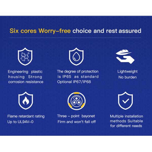 CNLINKO Waterproof 4 Pin Welding Male and Female Cable Connector 4Pin Panel Mount Round Plug Connector