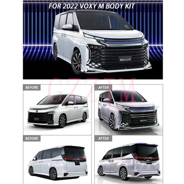 VOXY M 2022 Car Spoiler Kit Toyota Body Kit And Grille