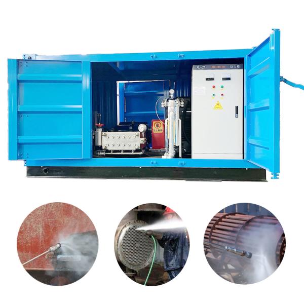 XZY Industrial Water Jet Cleaning Machine 500bar~2800bar 75KW-345KW For Heavy Duty Cleaning