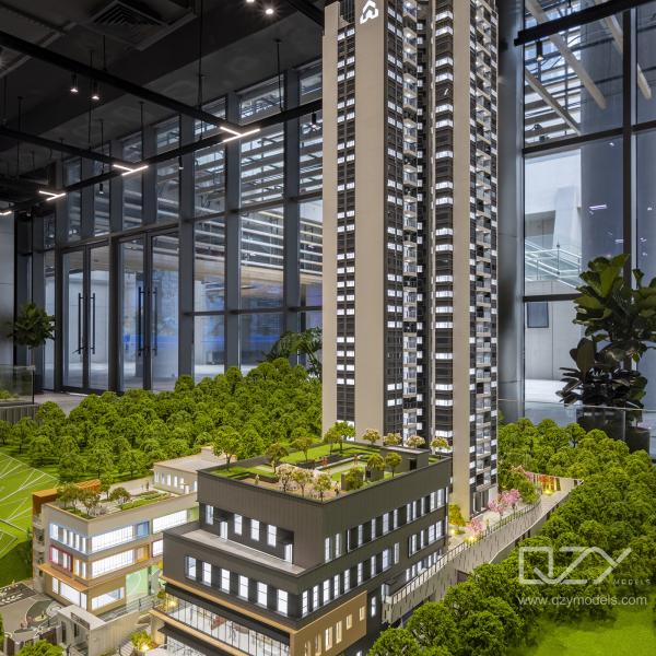 Sandbox Models Shenzhen Talents Housing Group- 1:75 Fengjing Residence Model