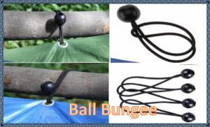 China Ball Bungee Cord  Toggle Elastic Loop Tarp Die Down  For Tarpaulin Use on sale