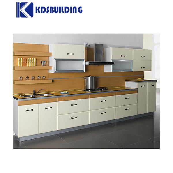 Cooking Bench Baked Lacquer MDF Kitchen Cabinets