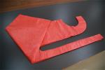 Smooth PE Apron Flat Packed , Use And Throw Aprons With Biodegradable Material