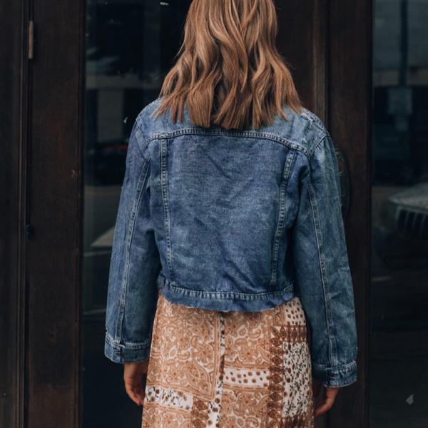 Oem Factory Manufacturer Custom Logo Button Up Ripped Distressed Denim Jacket