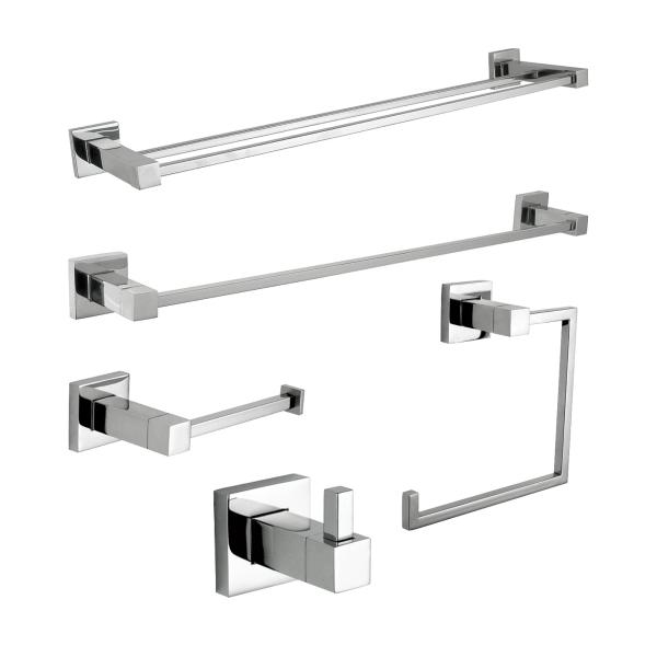 Quality Polished SS304 Wall Mounted Towel Shelf Contemporary Bathroom Fittings for sale