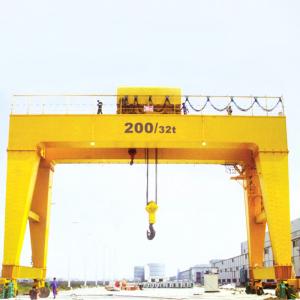 China M6 150 Ton Double Girder Gantry Crane Heavy Duty Large Loading Capacity on sale