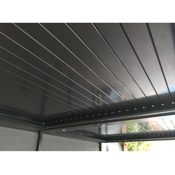 Custom Size Outdoor Pergola Louver,Waterproof Pergola,Opening Roof Louver