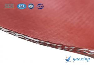 China Plain Weave 5mm Silicone Coated Fiberglass Fabric 0.2 Inch on sale