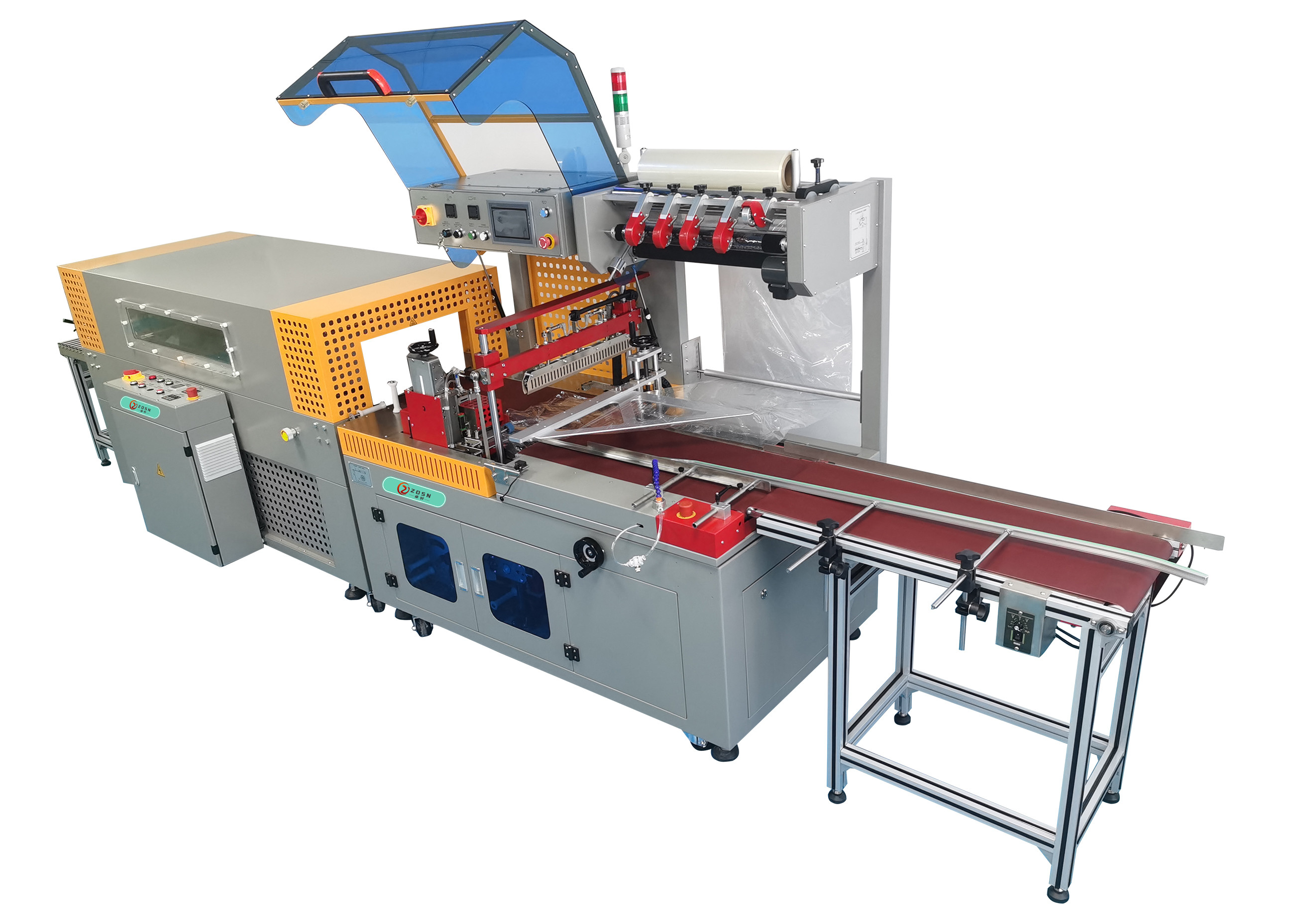 380V 3.3KW Bottle Shrink Sleeve Machine , Thermal Shrink Packaging Machine Fast