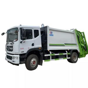 China 4m3 - 18m3 Waste Management Dump Truck Trash Transport Truck Manual Transmission on sale