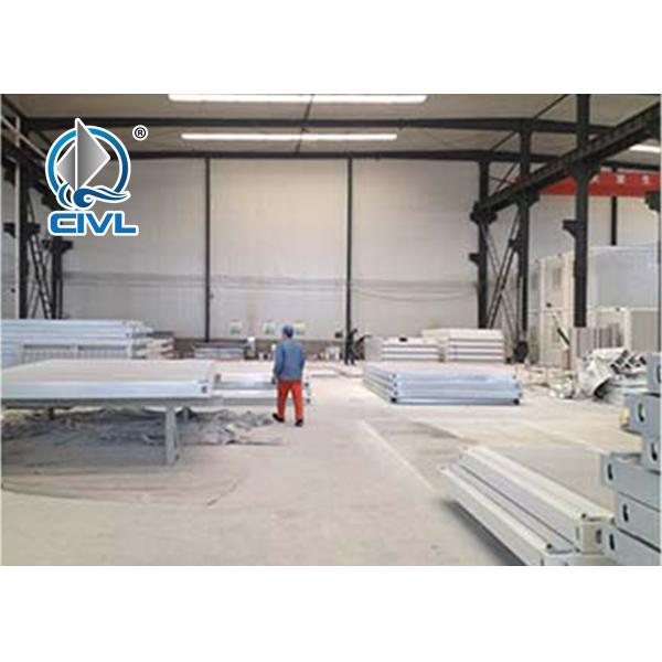 Workshop Luxury Modern Prefab Homes , 1 Bedroom Prefab House Steel Door