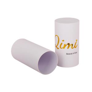 China White Hollow Cardboard Paper Tube , Cardboard Cylinder Containers For Bottles Mailing wholesale