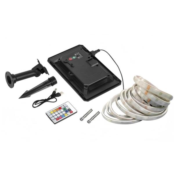 8 Color Solar Light Strip 3000K - 3500K Smart LED Strip Lights Music Synchronization