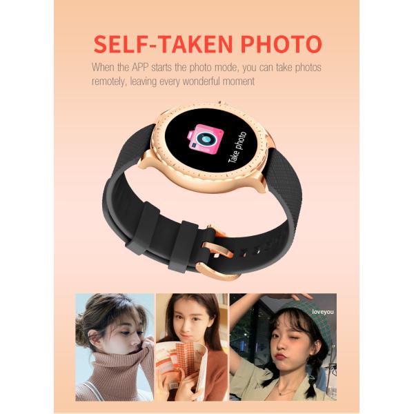 BLE 4.2 PPG Sensor Bluetooth Calling Smartwatch 110mA Android 5.0