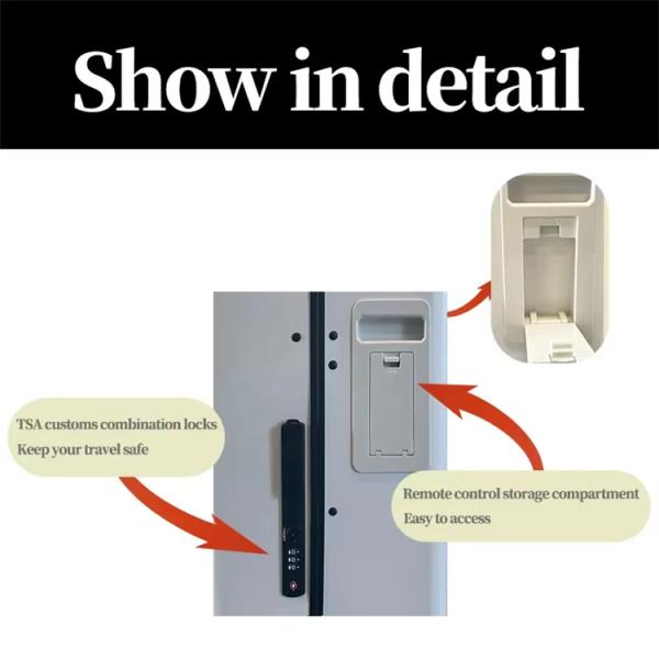 Travel Partner Fashionable Smart Riding Trolley Luggage Automatically Follows Traveler Durable TSA Lock Carry-On Suitcase