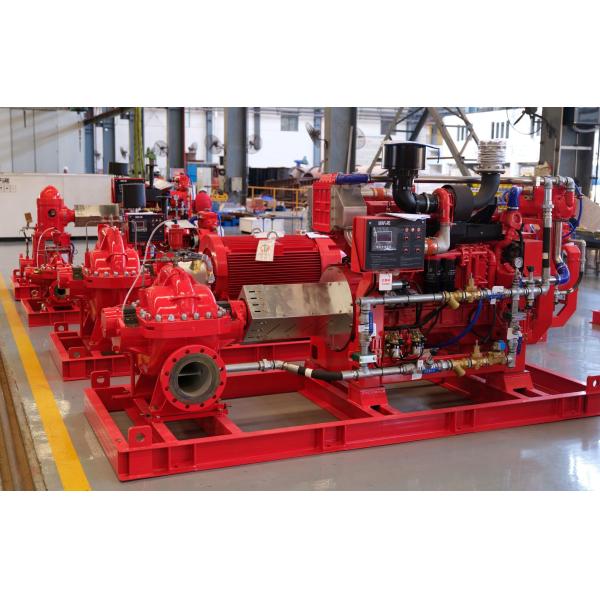 Engine Fire Pump Set with Horizontal Centrifugal Design and Head 3500GPM Fire pump supplier