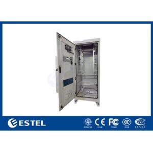 China IP55 Sunproof Outdoor Power Cabinet Telecommunication Enclosure With Heat Exchnager Cooling wholesale