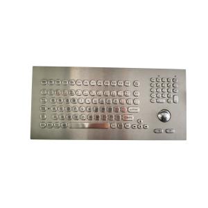 China Waterproof CNC Industrial Split Keyboard With Trackball / Ruggedized Touchpad wholesale
