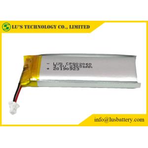 China Foil Bag 3.0V 2300mah LiMnO2 Polymer Battery CP802060 wholesale