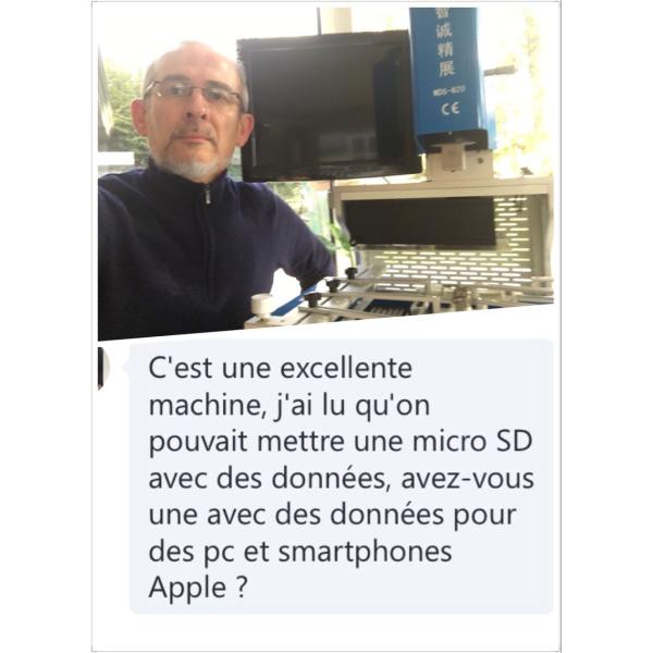 Digital Hot Air Infrared BGA Rework Station WDS-700 Phone IC Removal