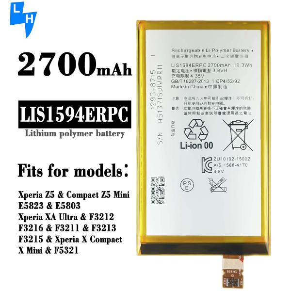 Li-Ion Battery Lis1594Erpc for Sony Z5 Mini E6883 E6653 Mobile Phone Power