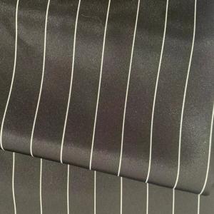 China Ventilate Imitated Silk Fabric 150Dx150D 130GSM Shiny Lamination wholesale