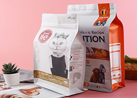 1kg 5kg 10kg Poly Dog Food Package Heat Seal Flat Bottom Side Gusset Bag Alumium Foil