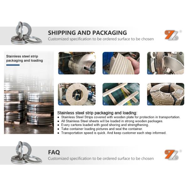 China Manufacturer cold rolled ss strip coil BA finished 304l stainless steel strip