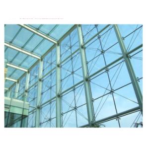 China Structural Glass Frameless Curtain Wall Mullionless Spider Double Glazed Wall wholesale