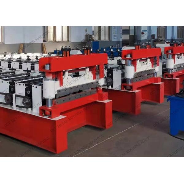 0.7mm 5kw Trapezoidal Roll Forming Machine For Metal Roofing Sheet
