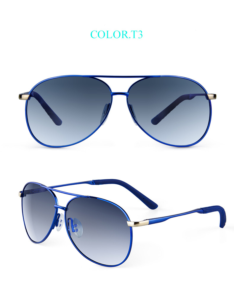 China TAC Metal Custom Polarized Sunglasses Double Sided Design Uv400 Beaches wholesale